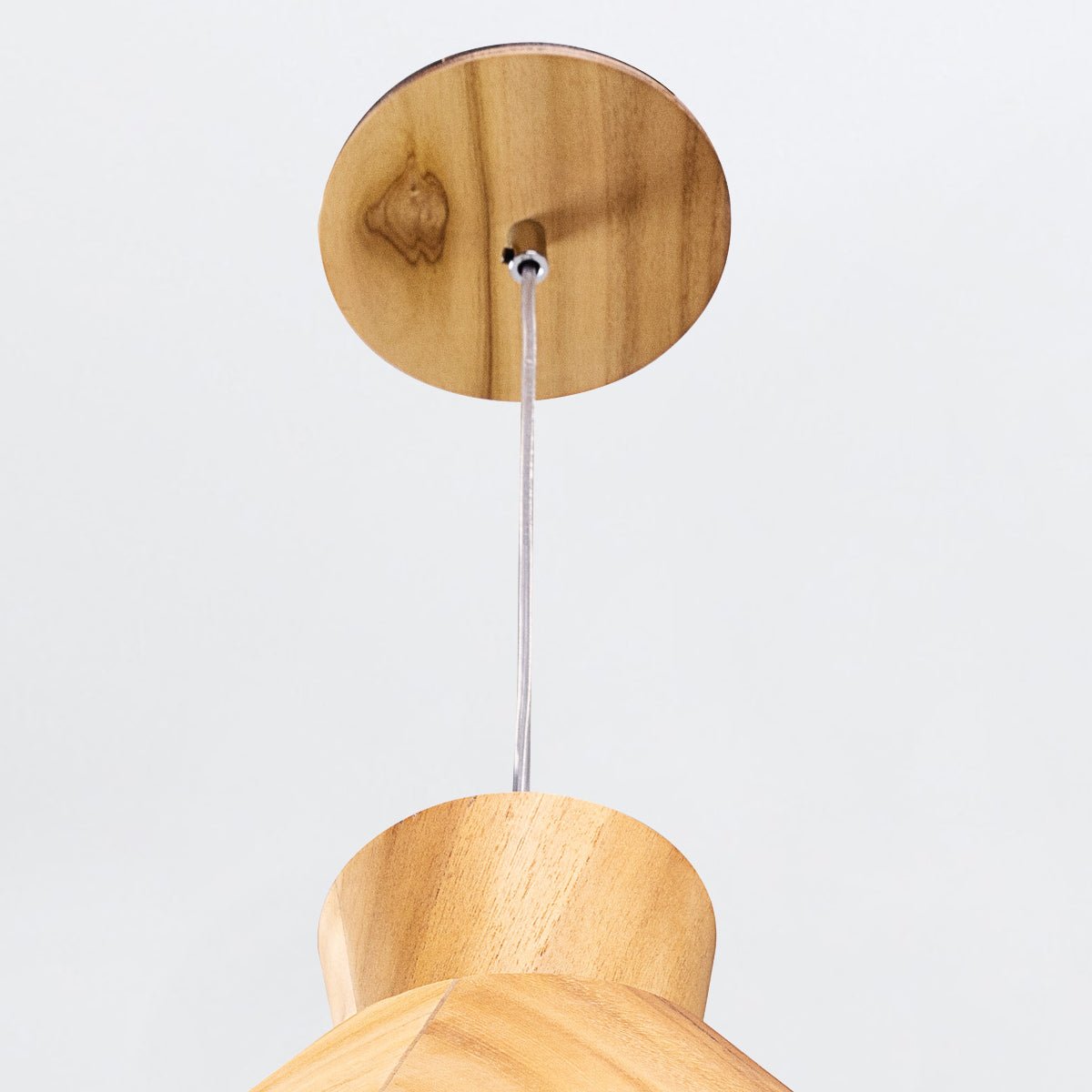 Conical Pendelleuchte aus Teakholz - Accord Lighting - QN - CONICAL - P - M - TEAK