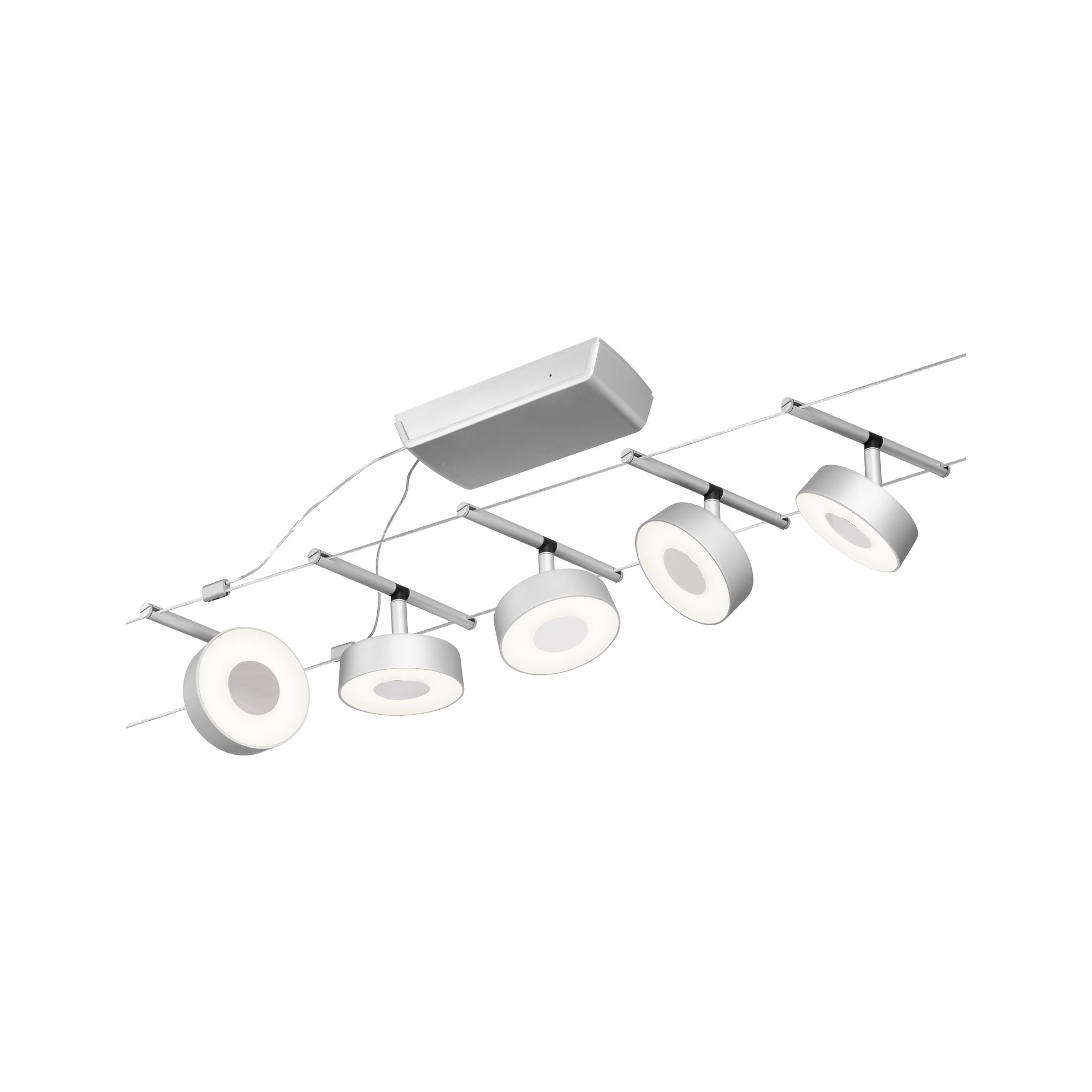 CorDuo Circle Basisset 5x180lm 5x5W 3000K 230/12V Chrom matt - Paulmann - 94475