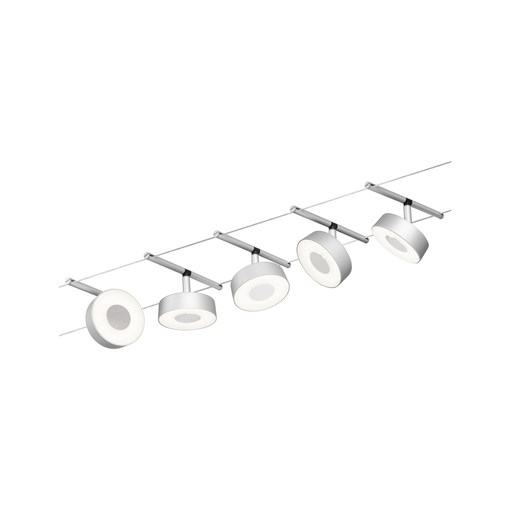 CorDuo Circle Basisset 5x180lm 5x5W 3000K 230/12V Chrom matt - Paulmann - 94475