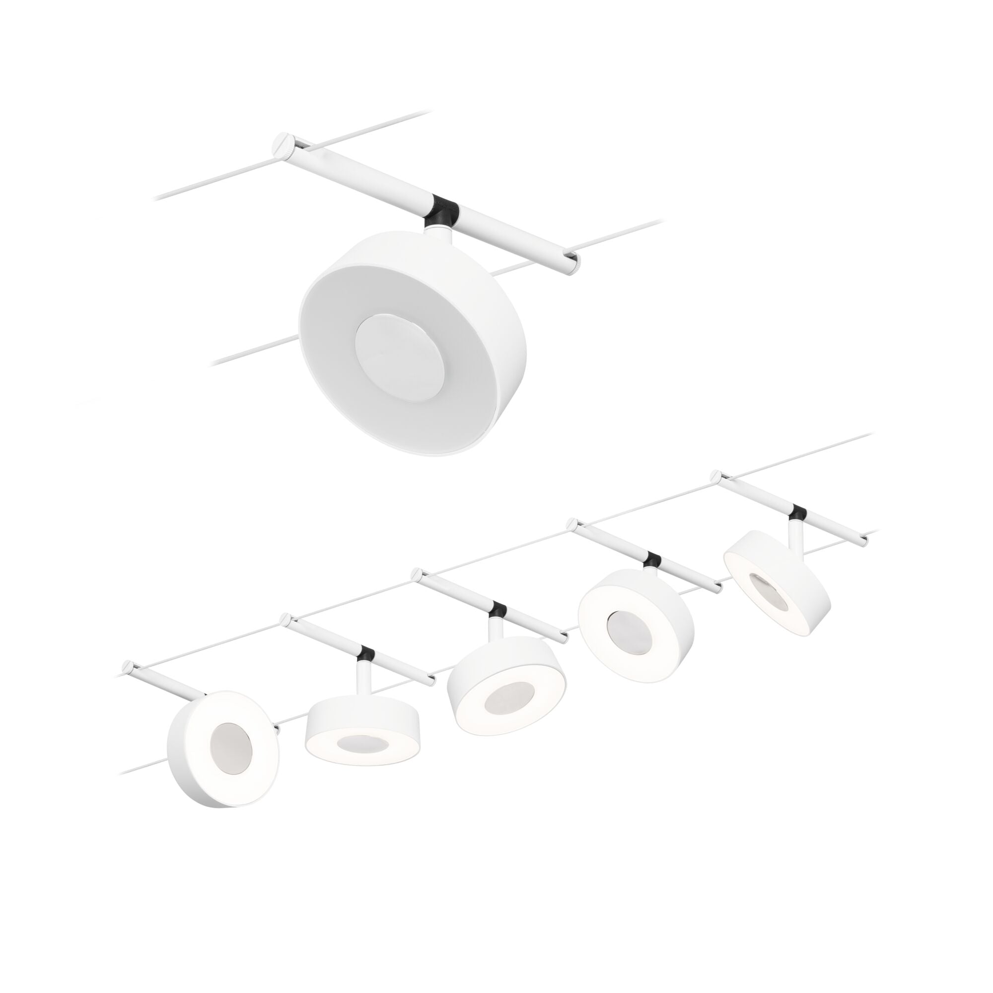 CorDuo Circle Basisset 5x180lm 5x5W 3000K 230/12V Weiß matt - Paulmann - 94477