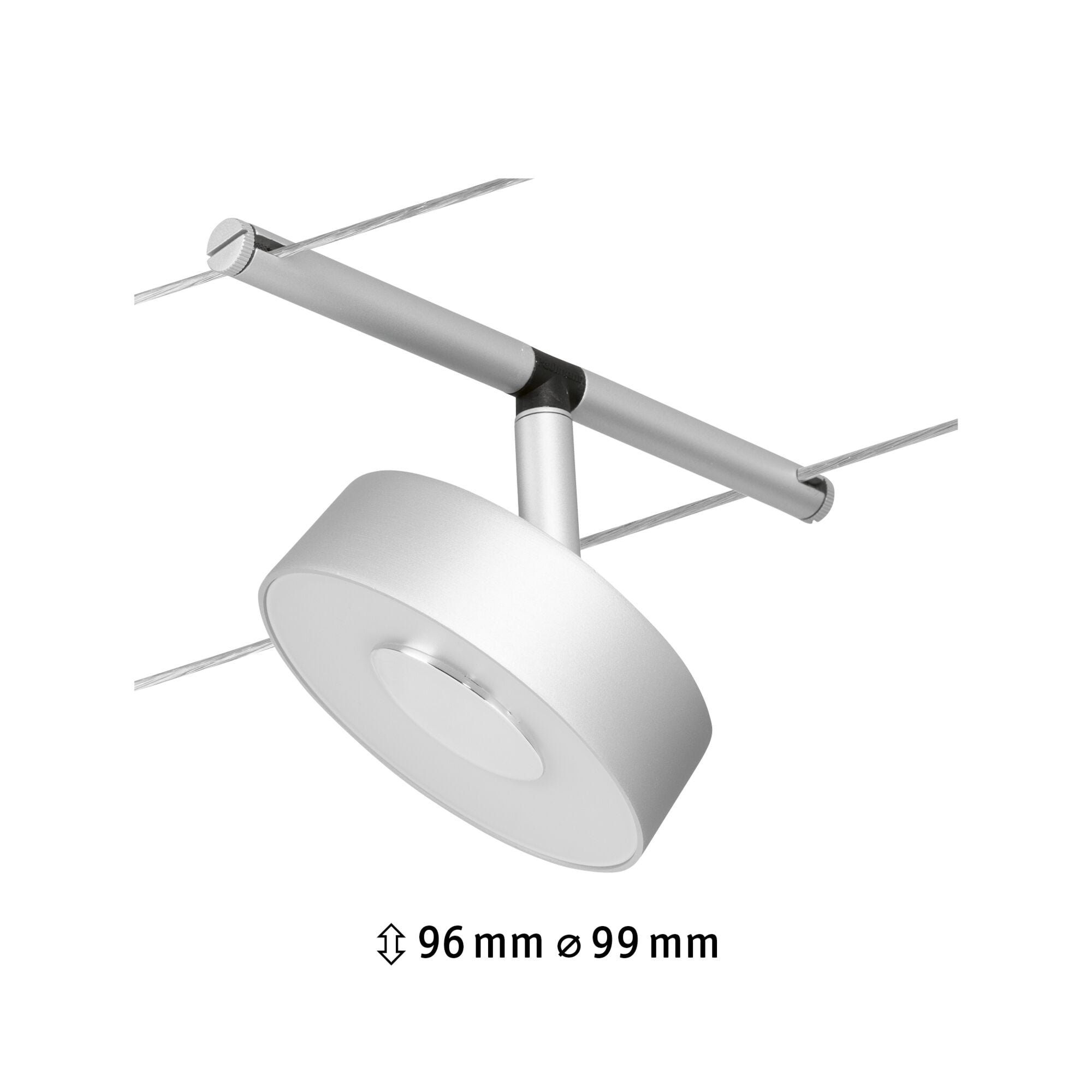 CorDuo Circle Einzelspot 180lm 5W 3000K 12V Chrom matt - Paulmann - 94476