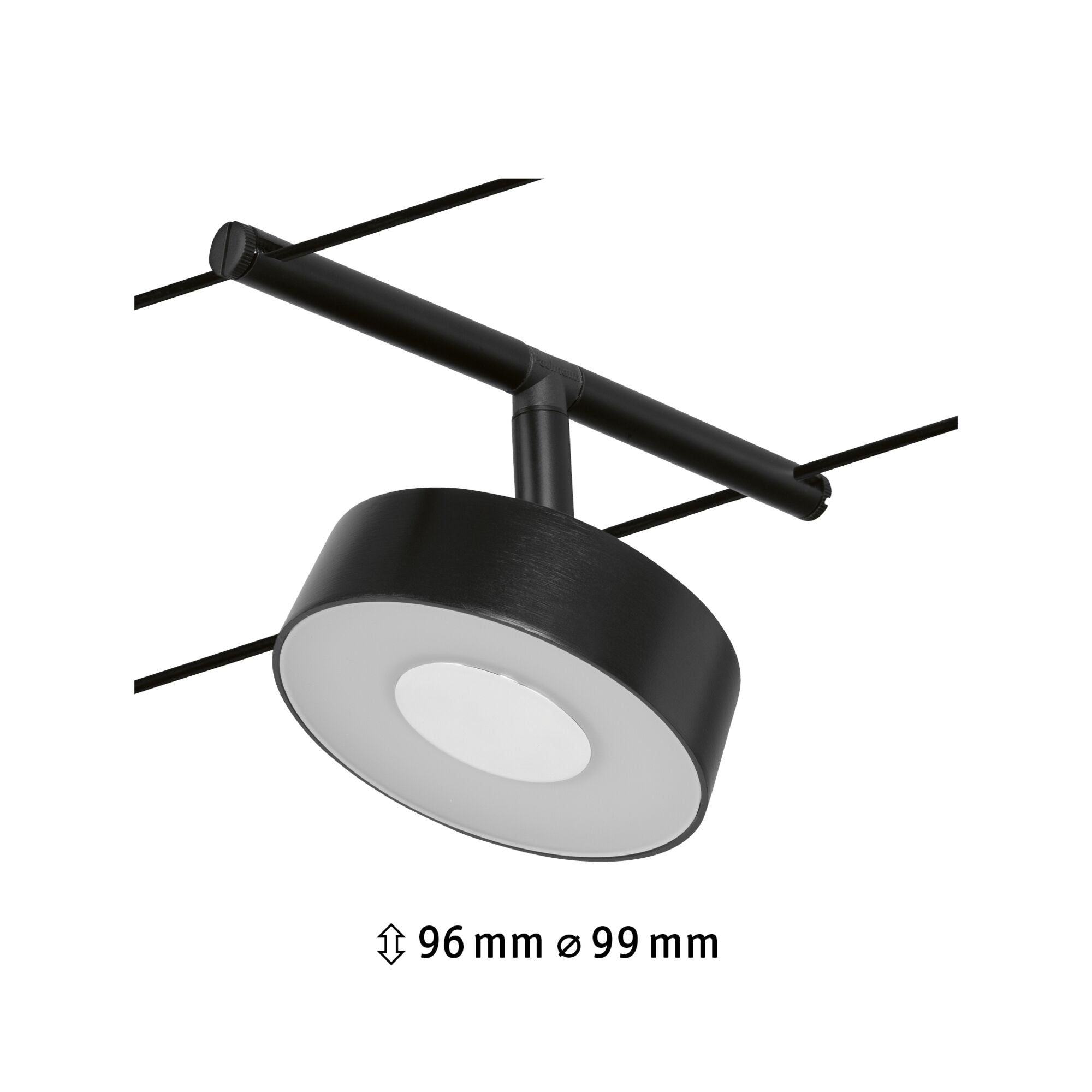 CorDuo Circle Einzelspot 180lm 5W 3000K 12V Schwarz matt - Paulmann - 94480