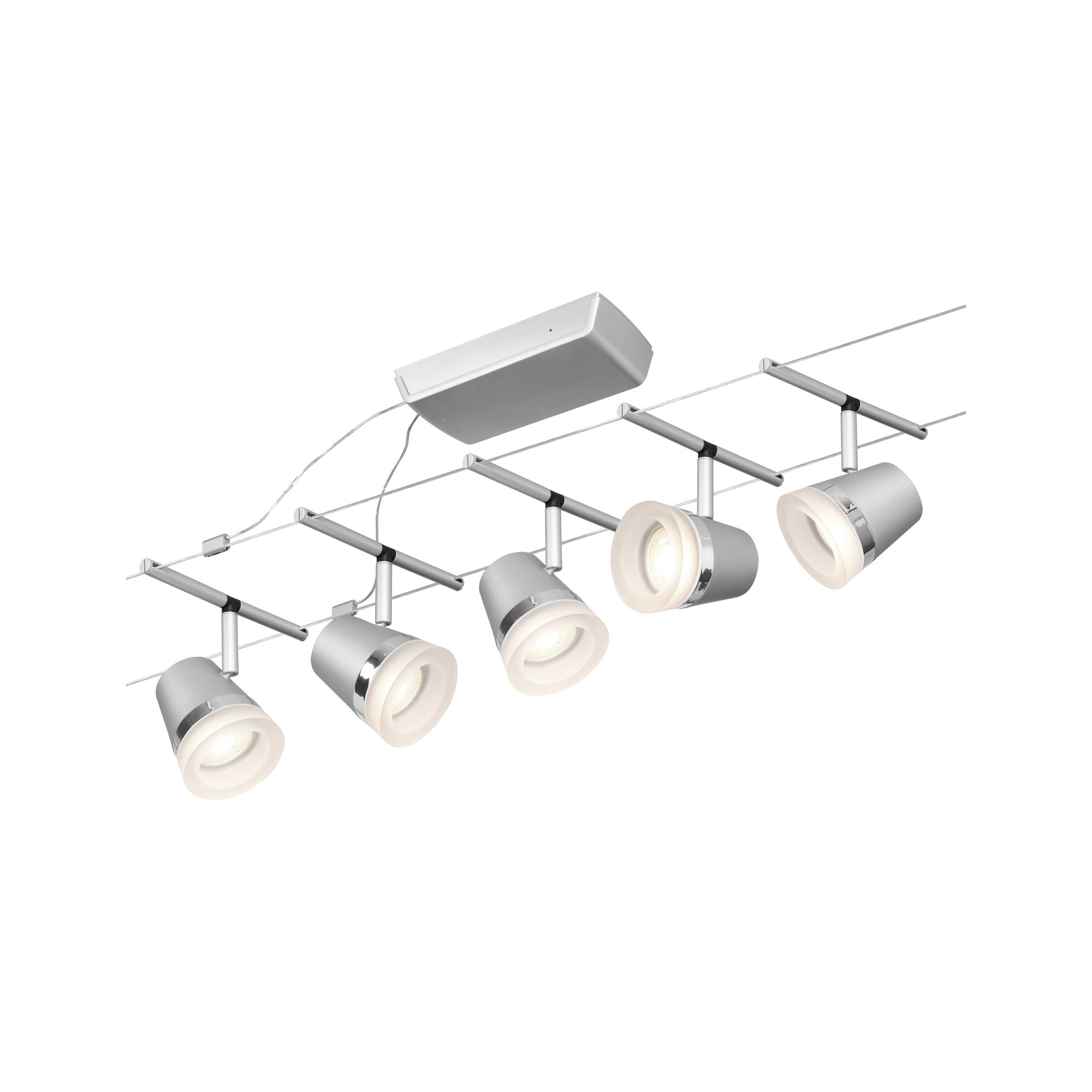 CorDuo Cone Basisset GU5,3 max. 5x10W 230/12V Chrom matt/Chrom - Paulmann - 94459