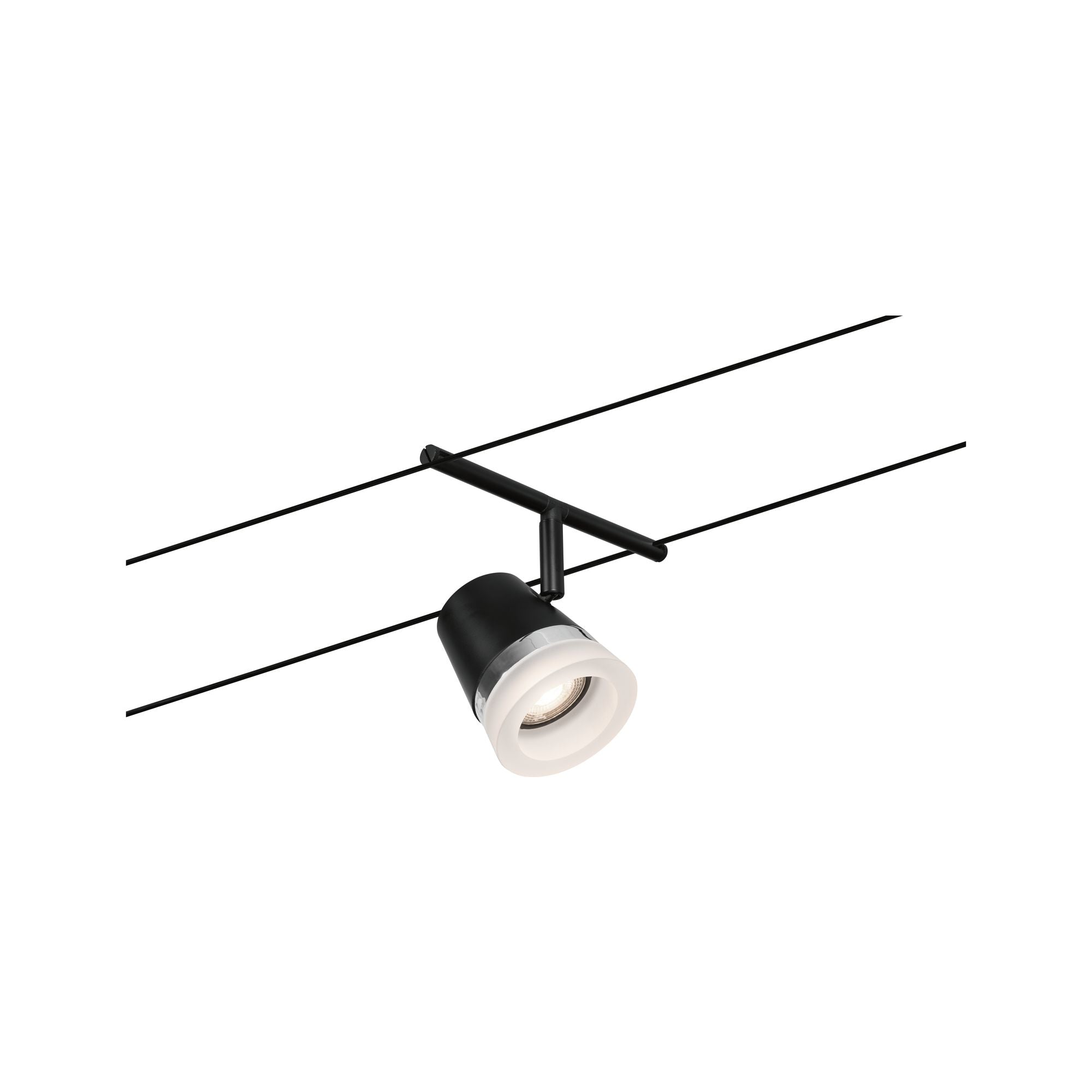 CorDuo Cone Basisset GU5,3 max. 5x10W 230/12V Schwarz matt/Chrom - Paulmann - 94463