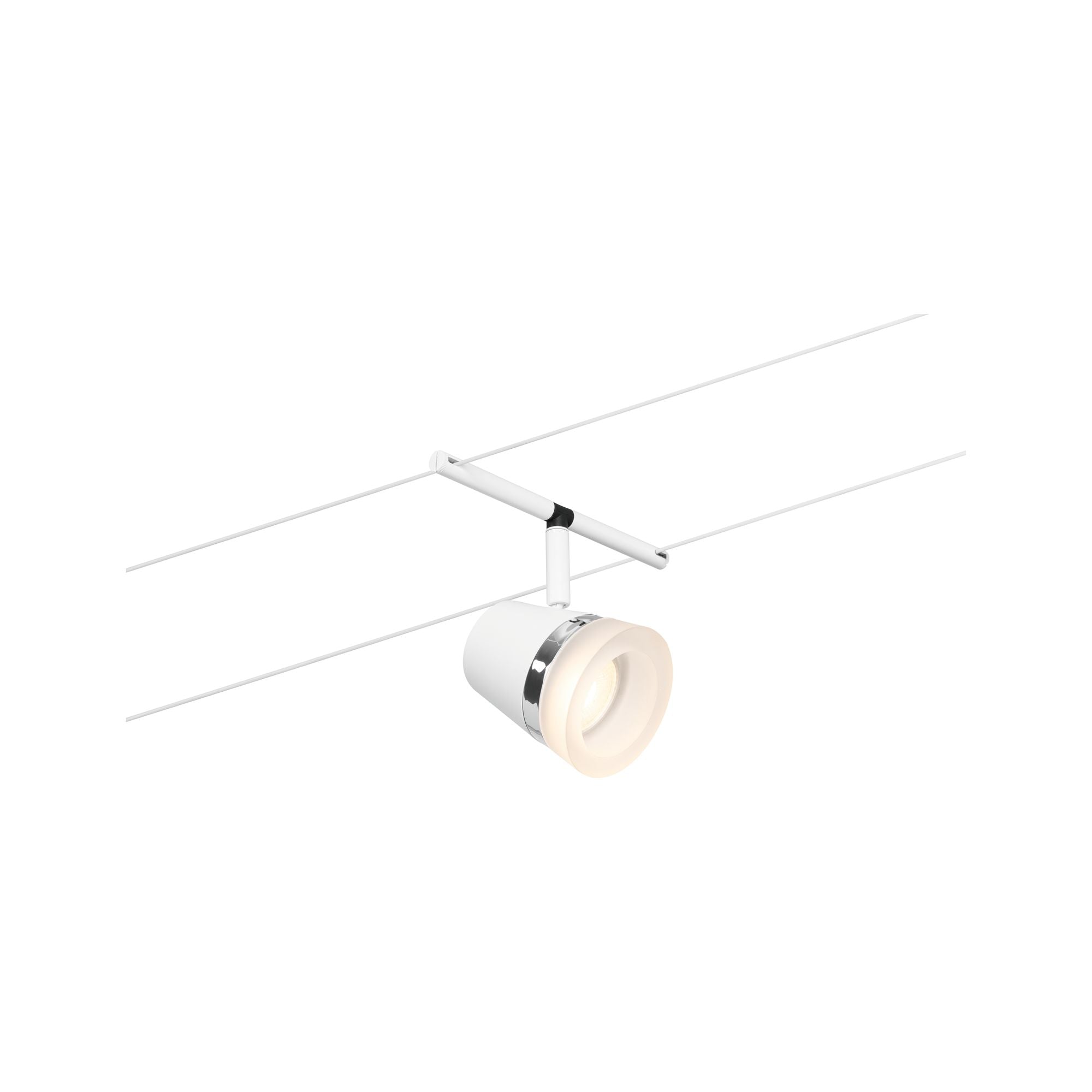 CorDuo Cone Basisset GU5,3 max. 5x10W 230/12V Weiß matt/Chrom - Paulmann - 94461