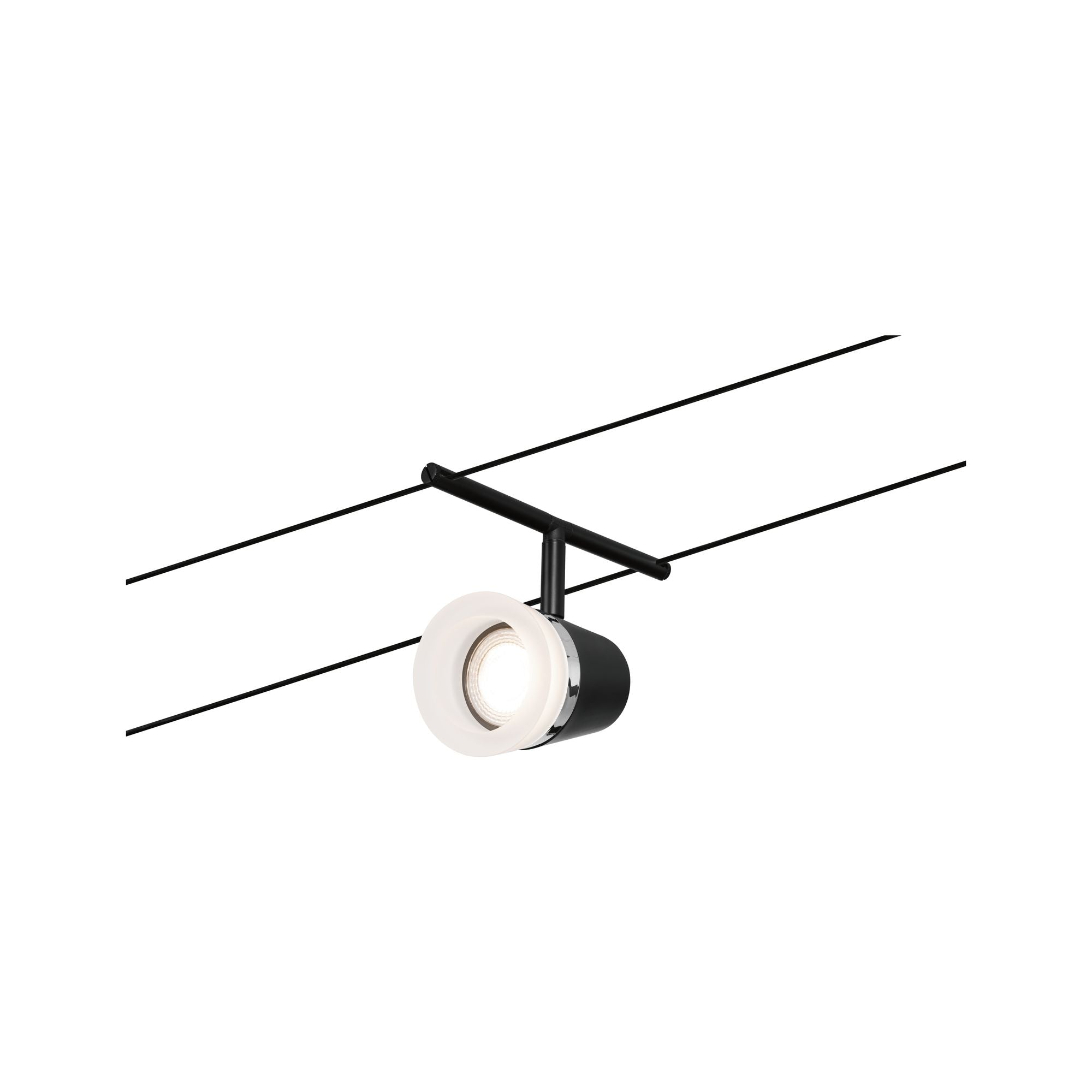 CorDuo Cone Einzelspot GU5,3 max. 10W 12V Schwarz matt/Chrom - Paulmann - 94464