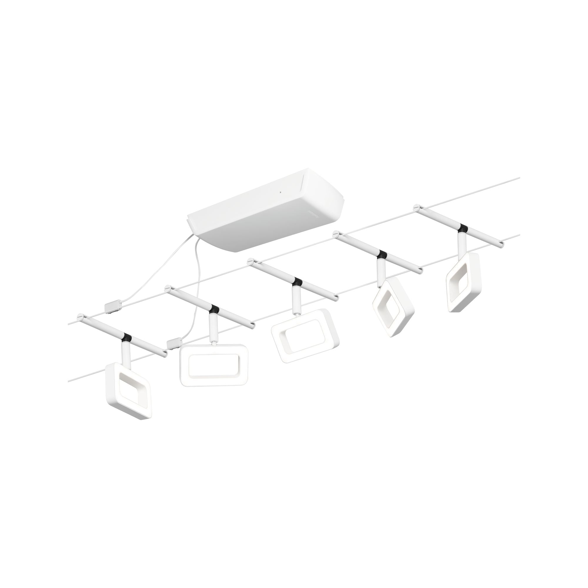 CorDuo Frame Basisset 5x280lm 5x4,8W 3000K 230/12V Weiß matt/Chrom - Paulmann - 94483