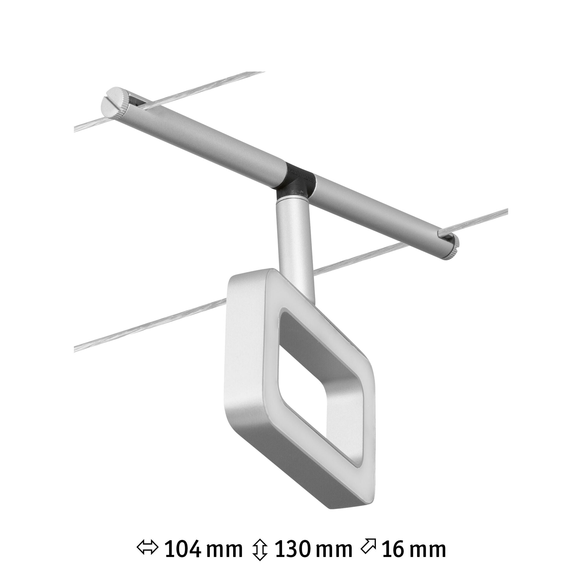 CorDuo Frame Einzelspot 280lm 4,8W 3000K 12V Chrom matt/Chrom - Paulmann - 94482
