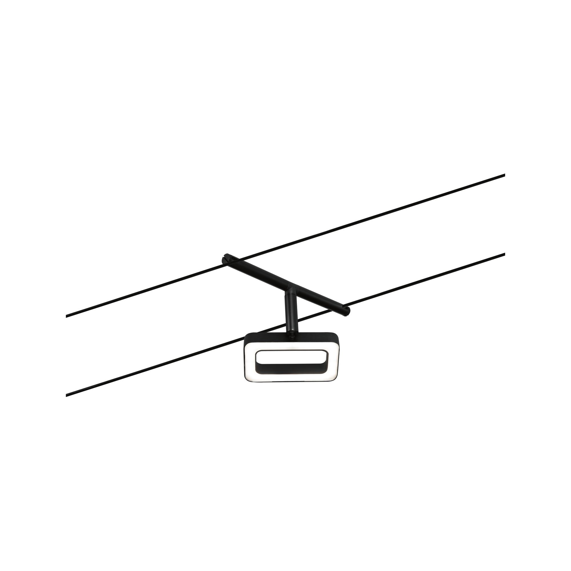CorDuo Frame Einzelspot 280lm 4,8W 3000K 12V Schwarz matt/Chrom - Paulmann - 94486