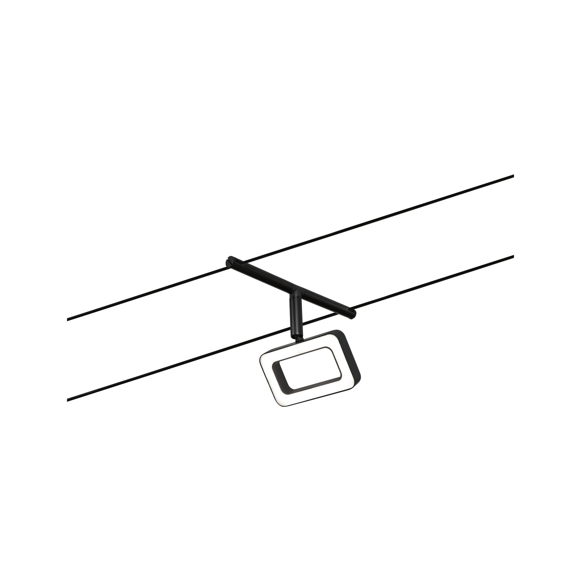 CorDuo Frame Einzelspot 280lm 4,8W 3000K 12V Schwarz matt/Chrom - Paulmann - 94486