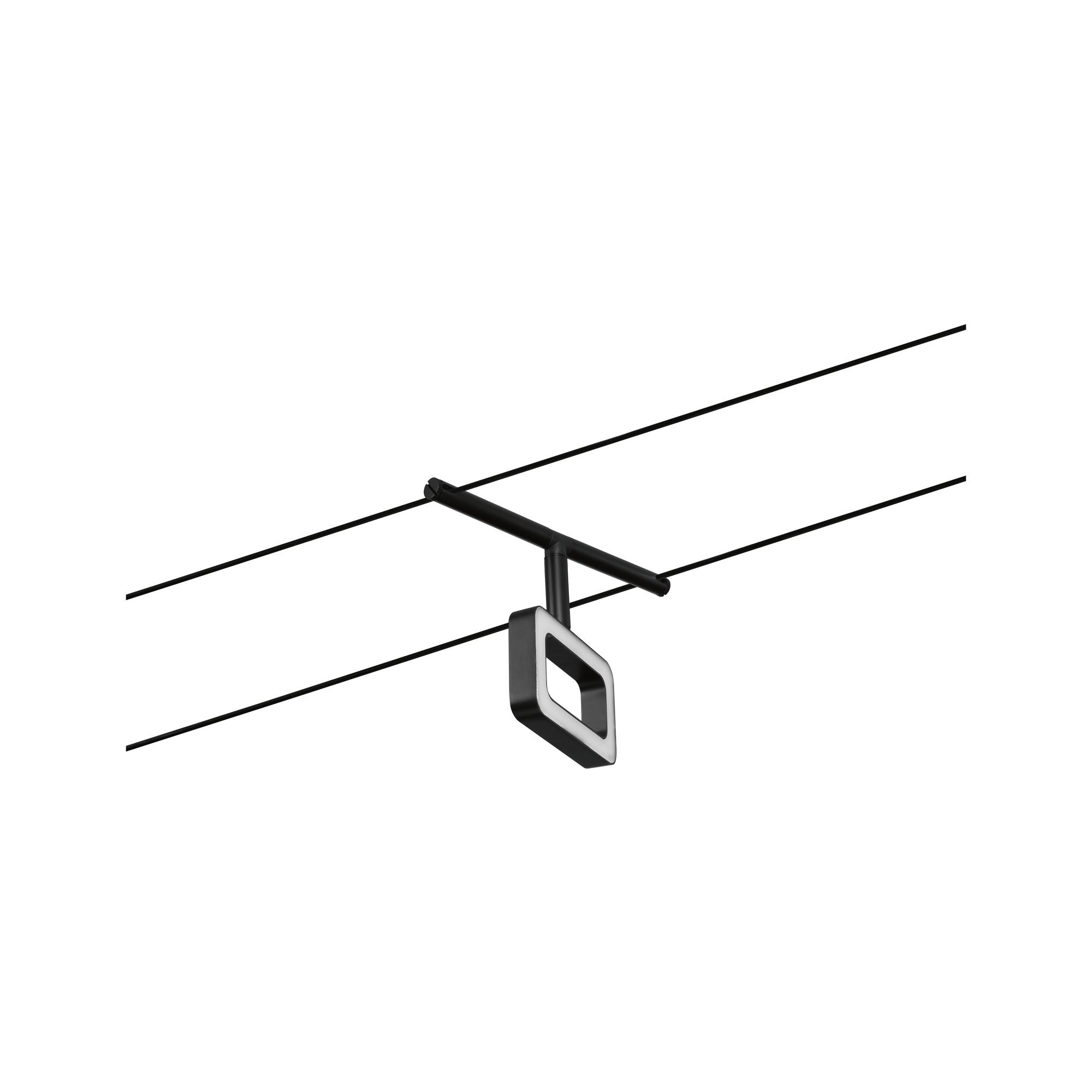 CorDuo Frame Einzelspot 280lm 4,8W 3000K 12V Schwarz matt/Chrom - Paulmann - 94486