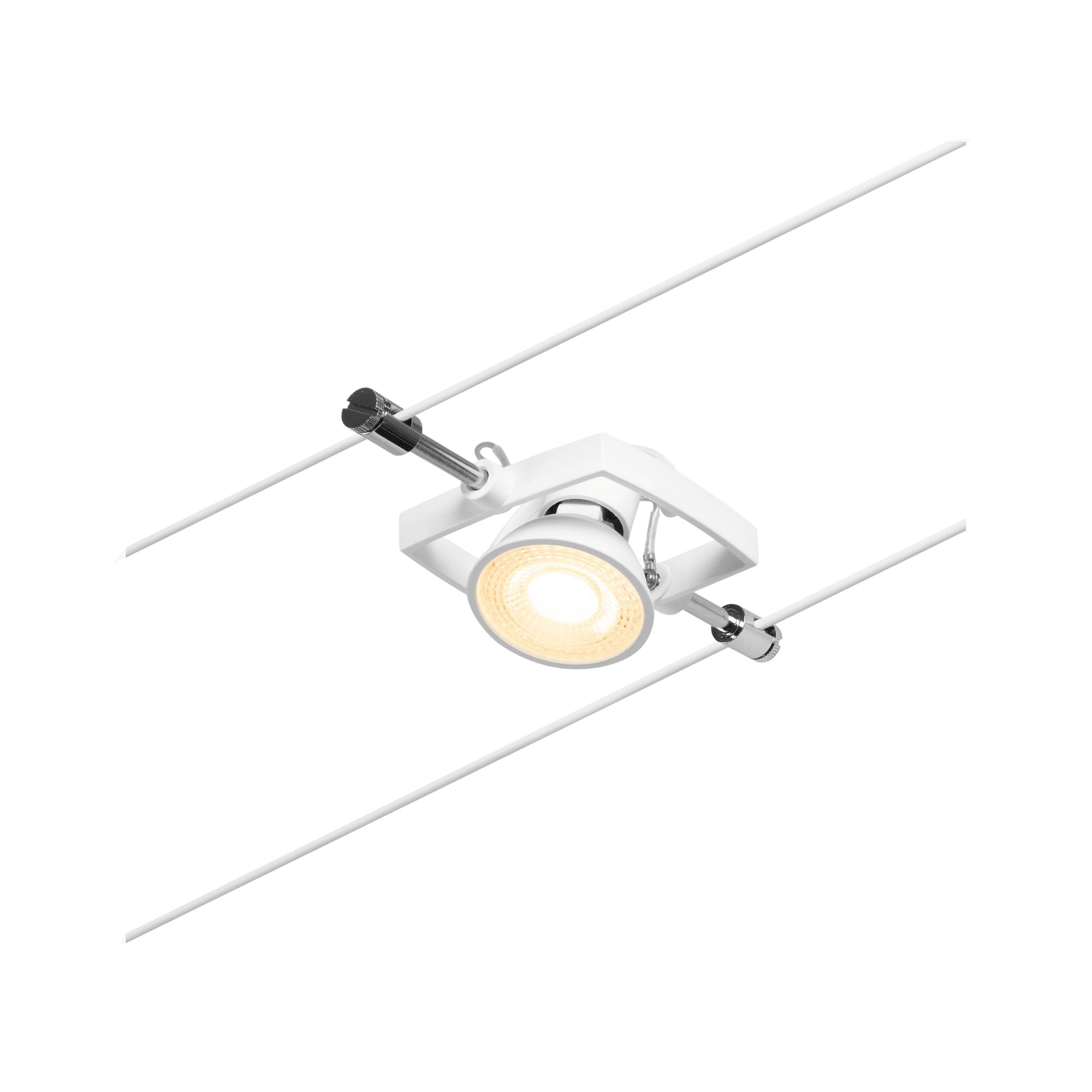CorDuo Mac II Einzelspot GU5,3 max. 10W 12V Weiß matt/Chrom - Paulmann - 94433