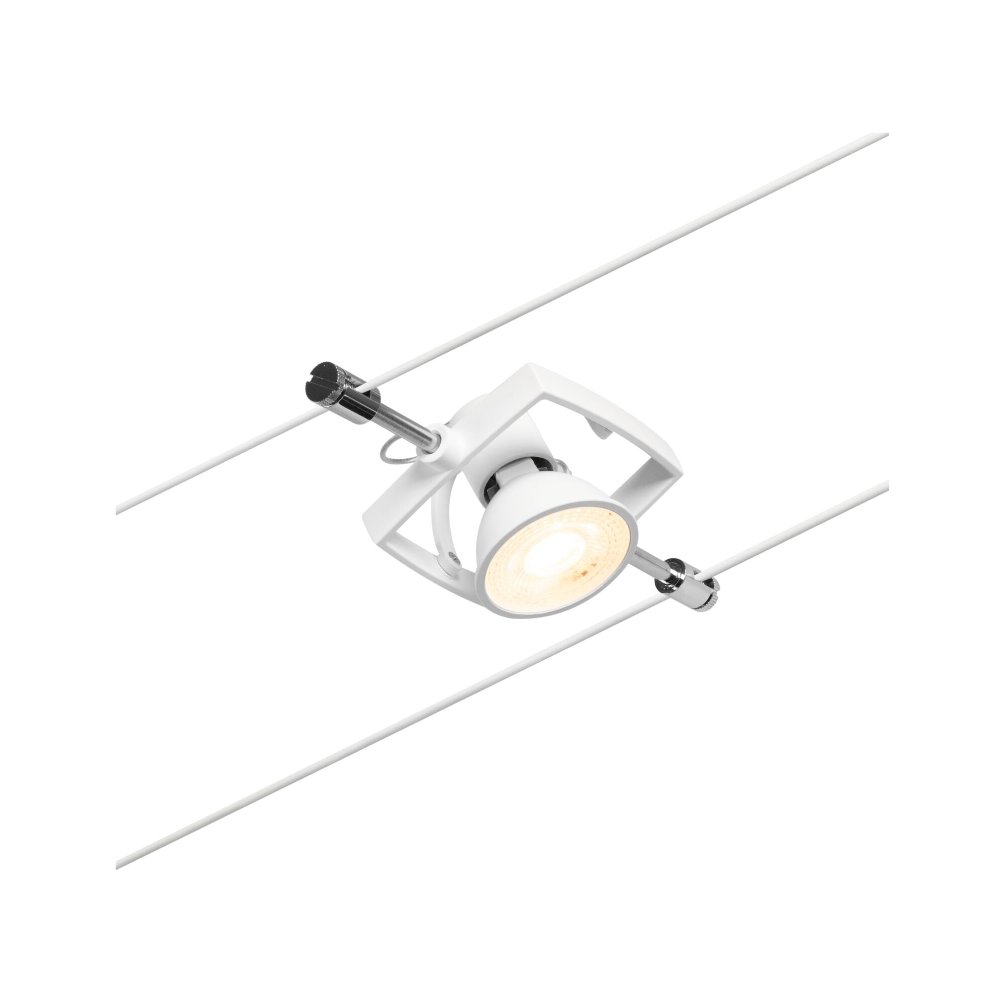 CorDuo Mac II Einzelspot GU5,3 max. 10W 12V Weiß matt/Chrom - Paulmann - 94433