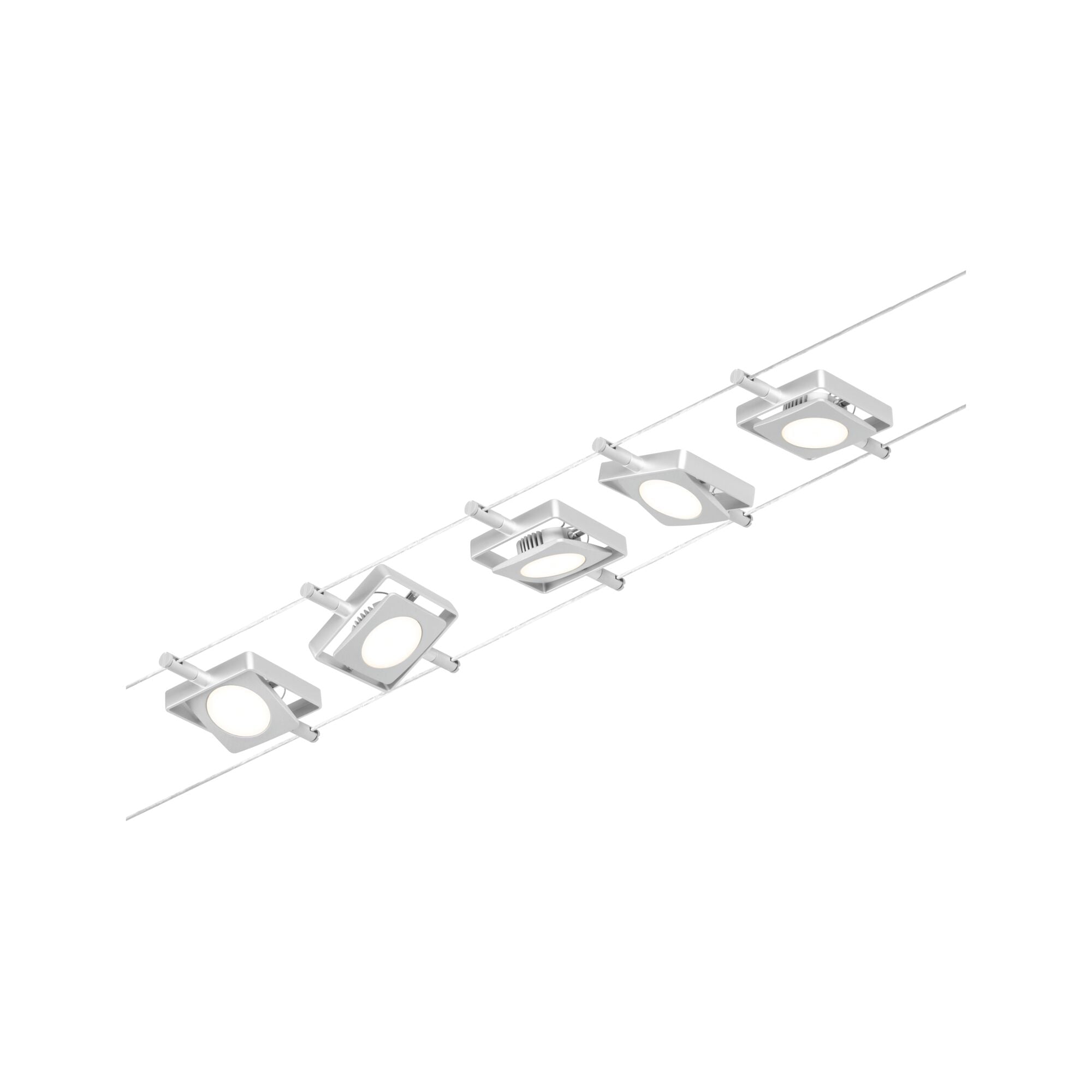 CorDuo MacLED Basisset 5x250lm 5x4,5W 3000K 230/12V Chrom matt/Chrom - Paulmann - 94420