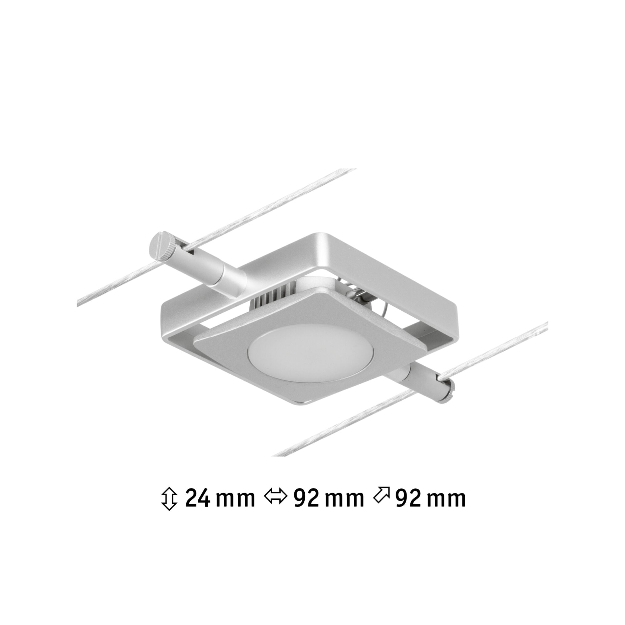 CorDuo MacLED Einzelspot 250lm 4,5W 3000K 12V Chrom matt/Chrom - Paulmann - 94421