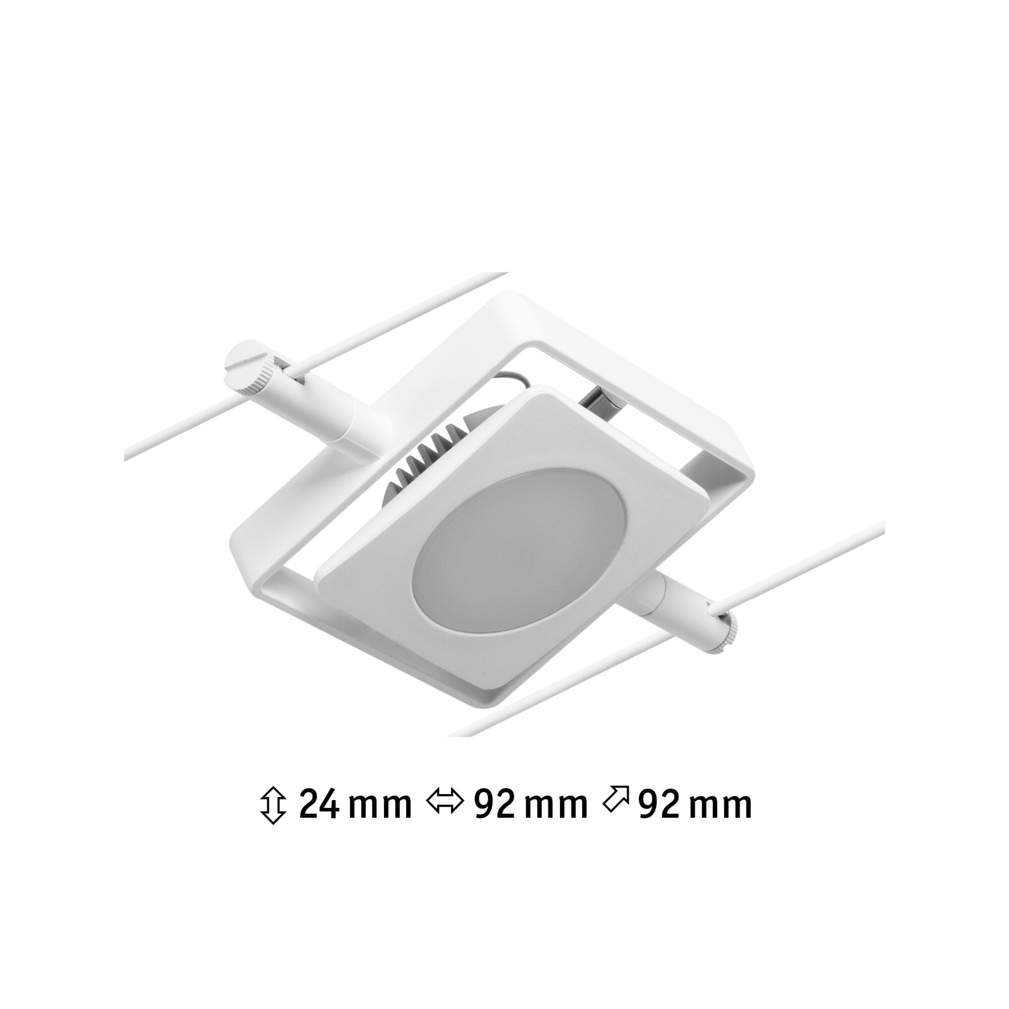 CorDuo MacLED Einzelspot 250lm 4,5W 3000K 12V Weiß matt/Chrom - Paulmann - 94423