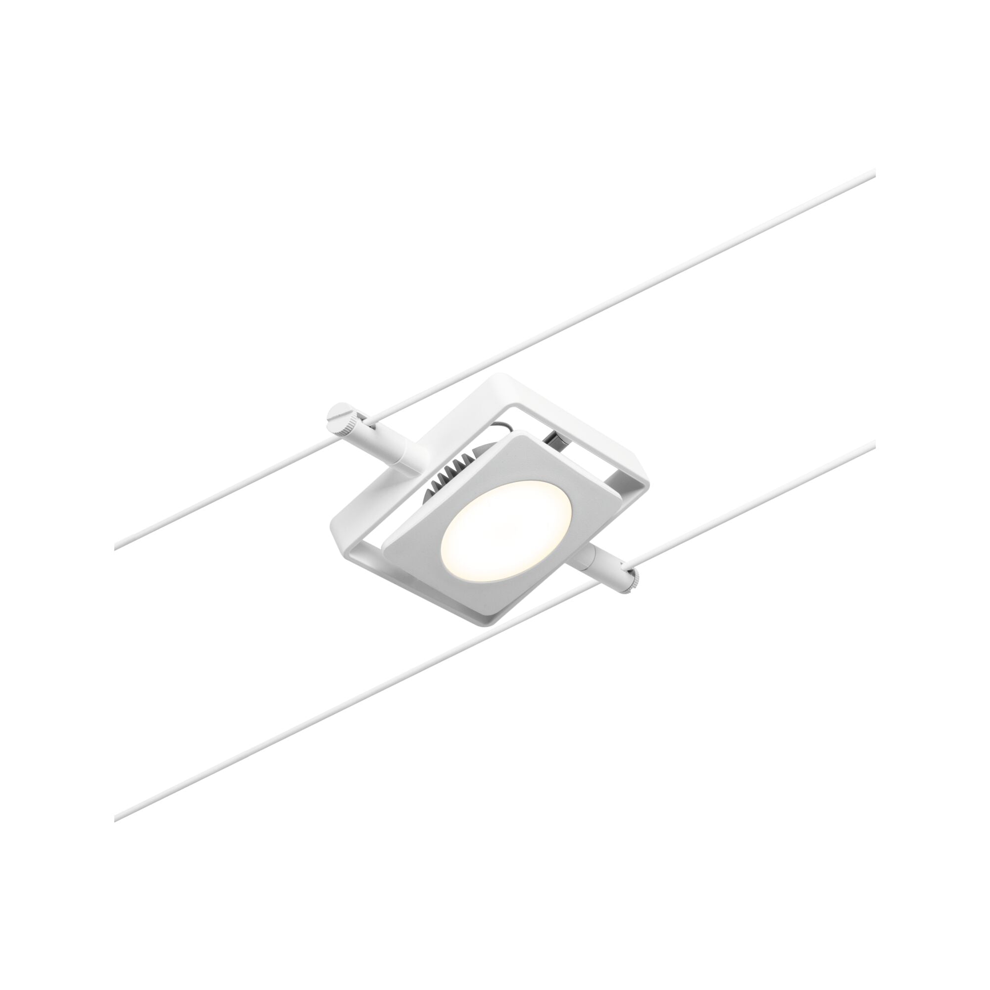 CorDuo MacLED Einzelspot 250lm 4,5W 3000K 12V Weiß matt/Chrom - Paulmann - 94423