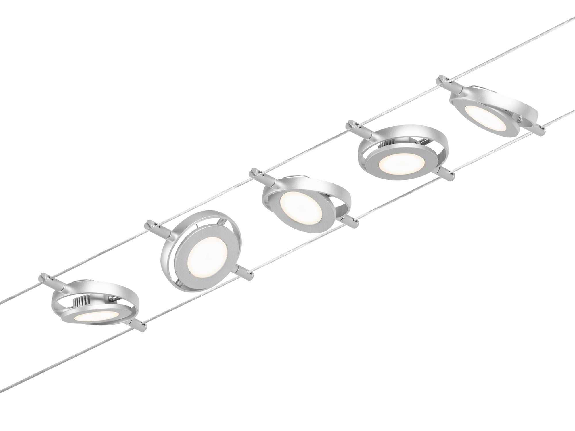 CorDuo RoundMac Basisset 5x200lm 5x4,5W 3000K 230/12V Chrom matt/Chrom - Paulmann - 94414