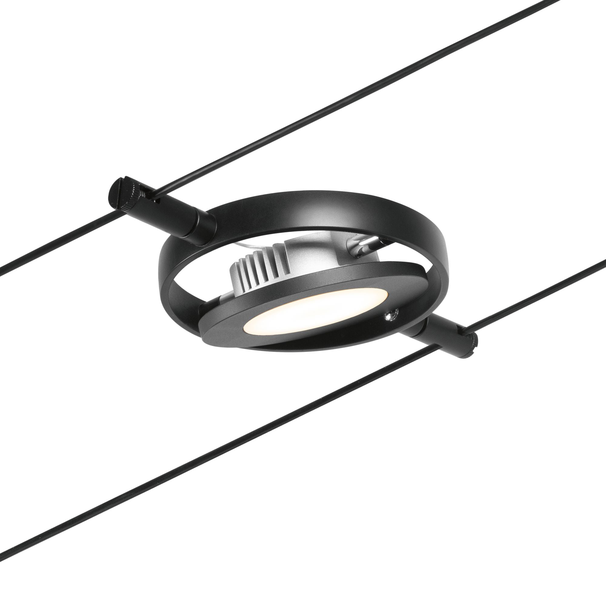 CorDuo RoundMac Basisset 5x200lm 5x4,5W 3000K 230/12V Schwarz matt/Chrom - Paulmann - 94418