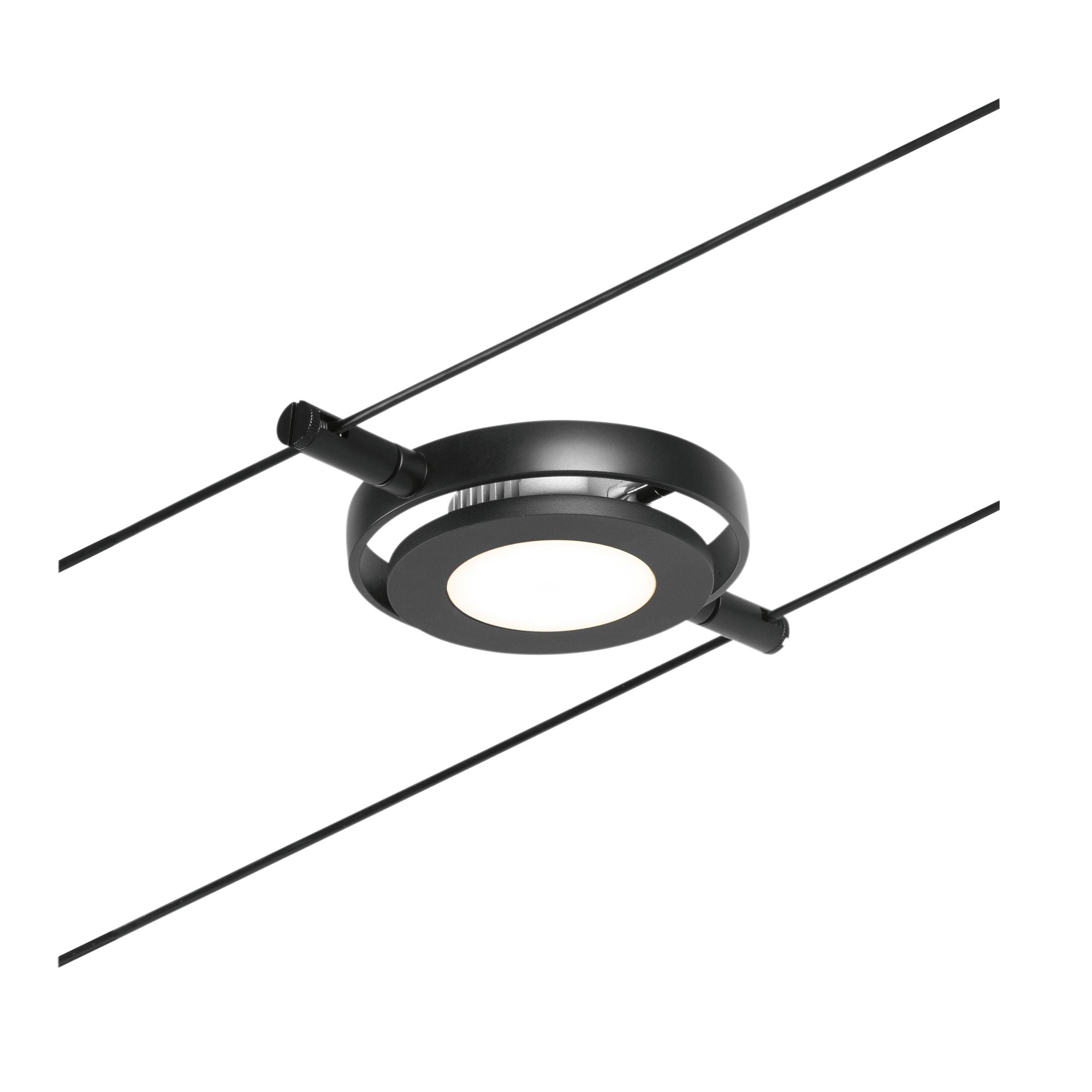 CorDuo RoundMac Einzelspot 200lm 4,5W 3000K 12V Schwarz matt/Chrom - Paulmann - 94419