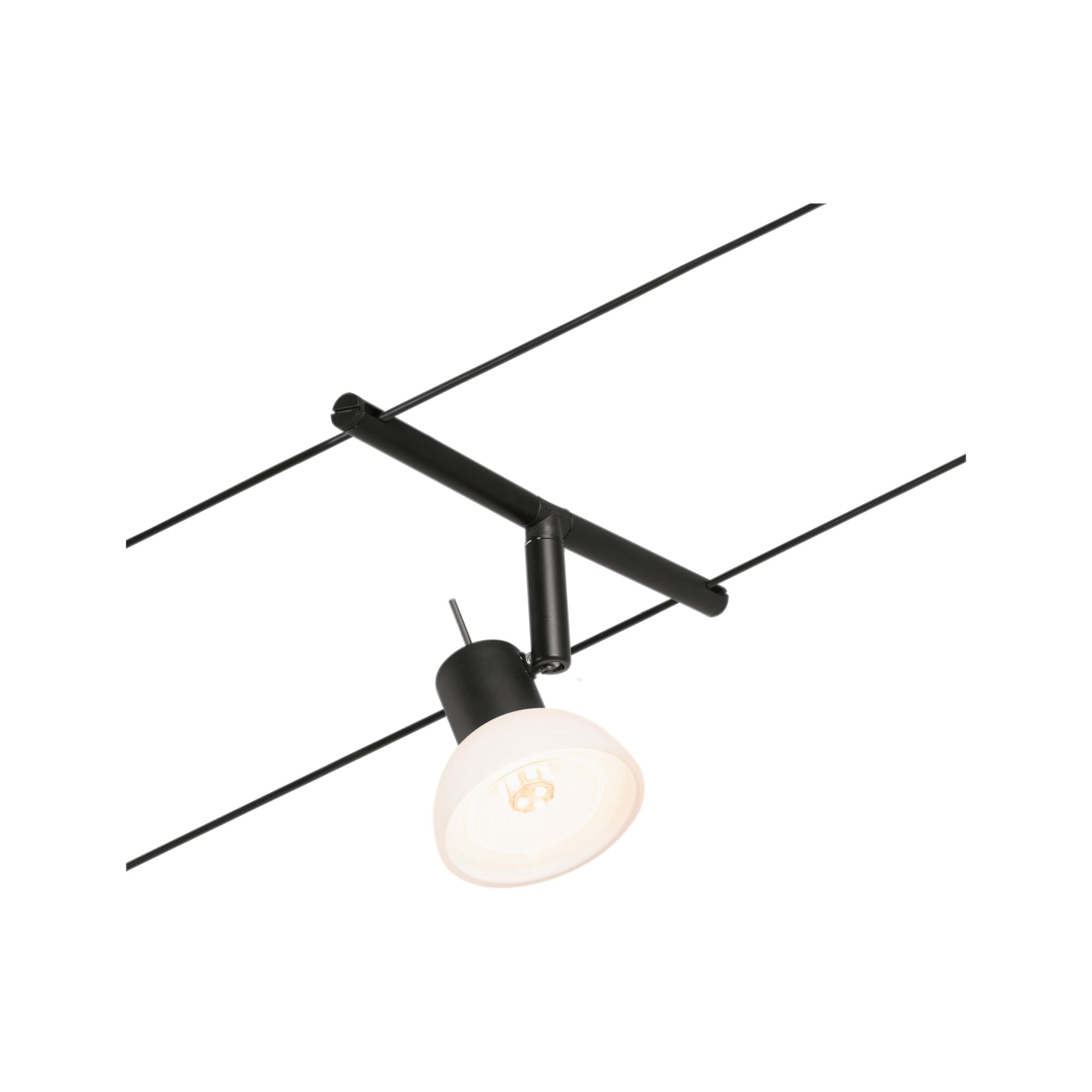 CorDuo Sheela Einzelspot GU5,3 max. 10W 12V Schwarz matt/Chrom - Paulmann - 94451