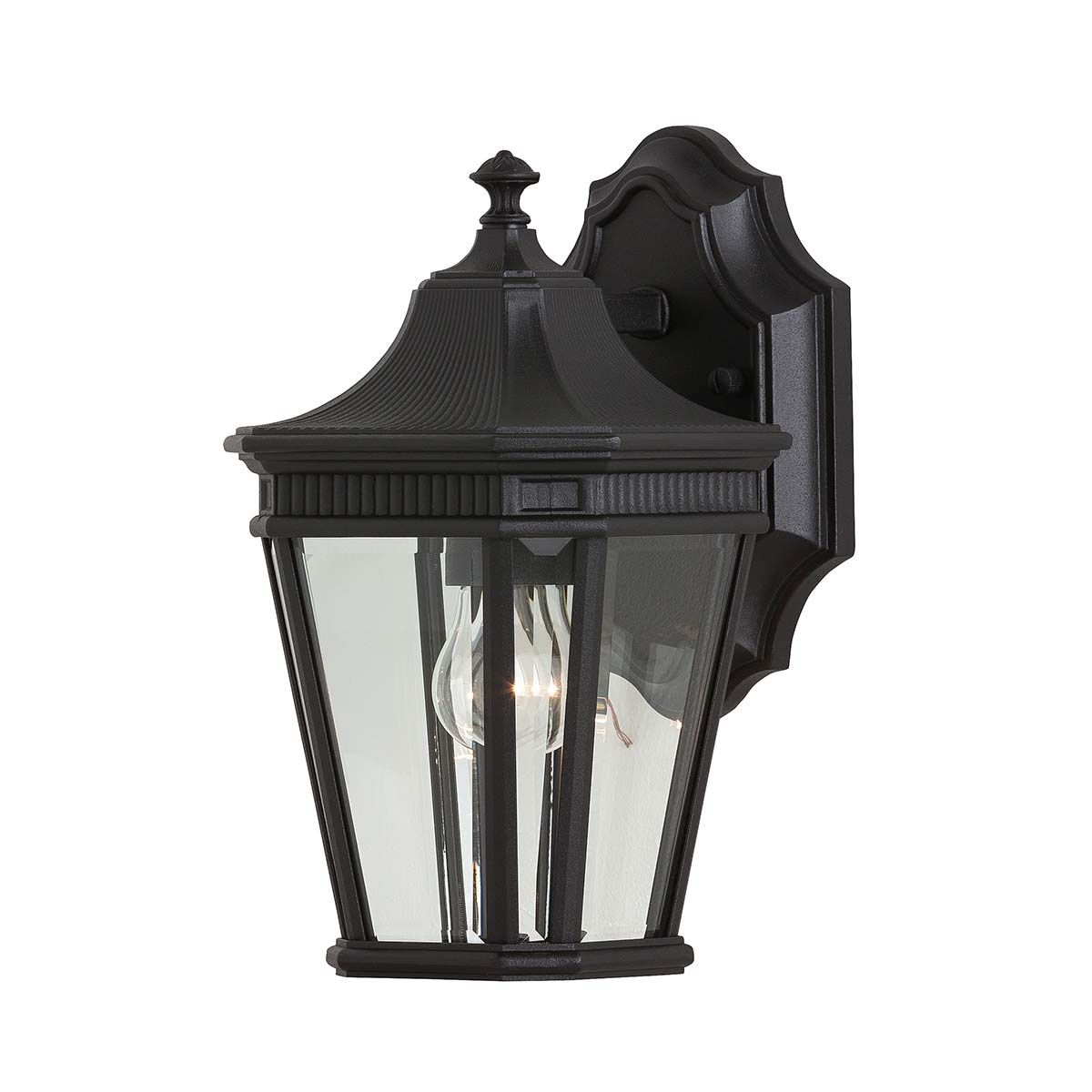 Cotswold Lane Wandlaterne, 1 Licht, klein, Schwarz - Elsteadlighting - FE - COTSLN2 - S - BK