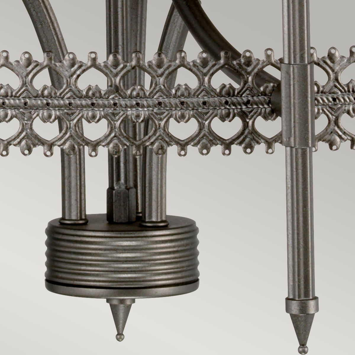 Kronleuchter Crown 9-flammig - Iron Gate