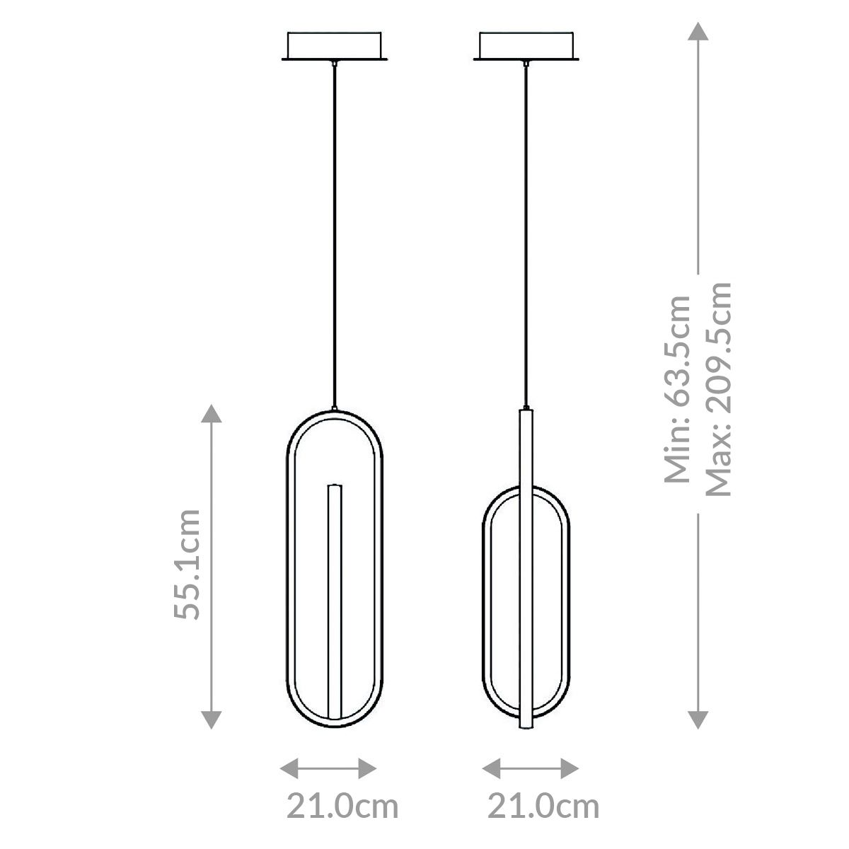 Demark Lineare Pendelleuchte - Eurofase - QN - DEMARK - LP - BG