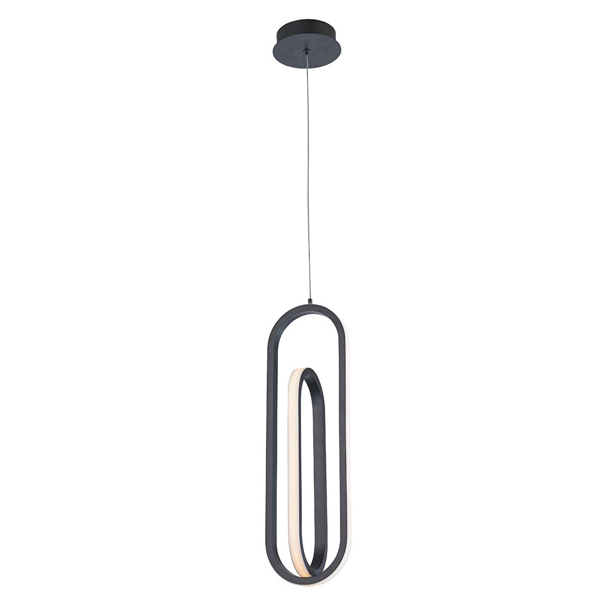 Demark Pendelleuchte - Eurofase - QN - DEMARK - 1P - BK