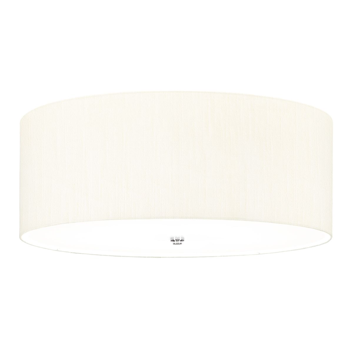 Fletcher 26" Flush - Poliertes Chrom mit Elfenbeinschirm