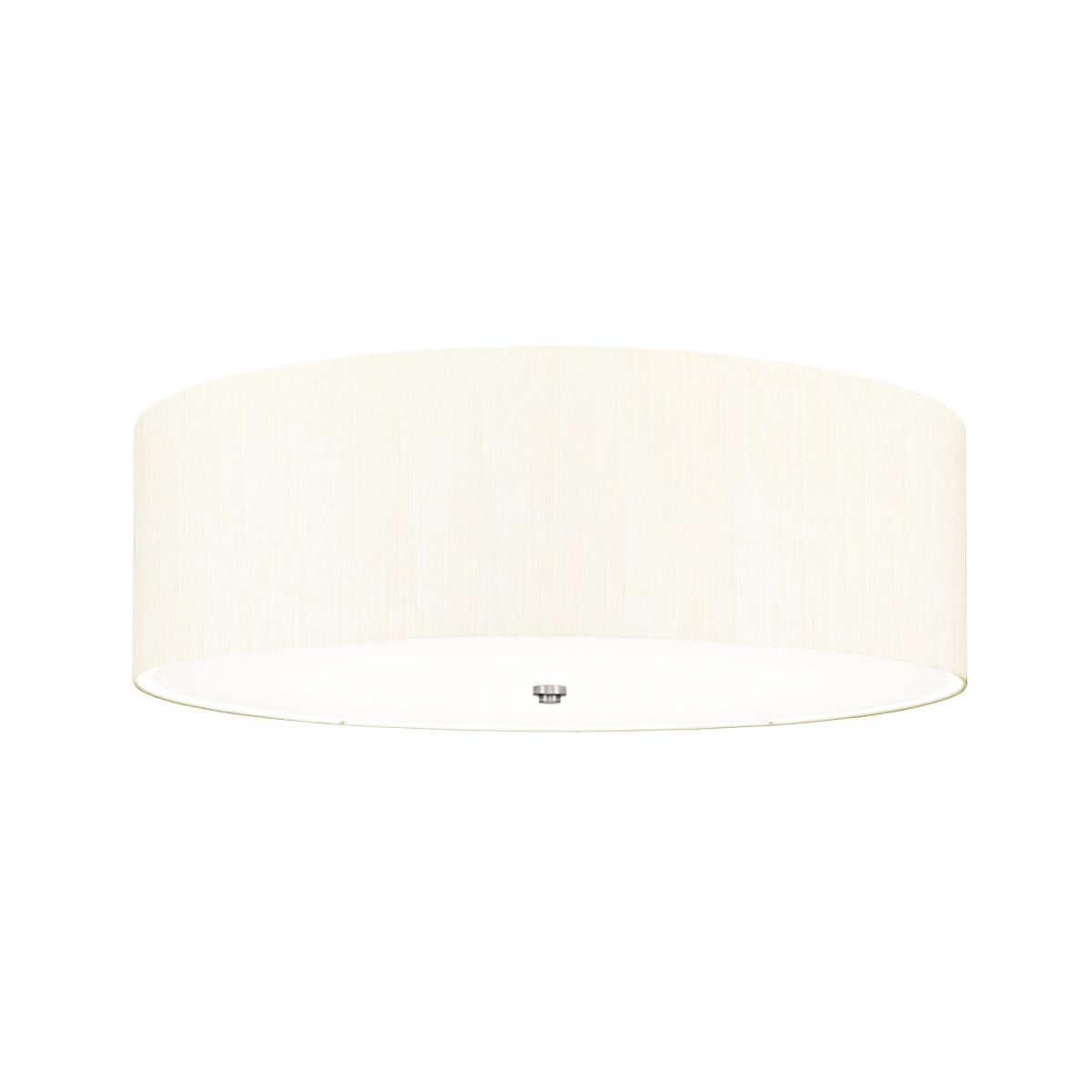 Fletcher 30" Flush - Poliertes Chrom mit Elfenbeinschirm
