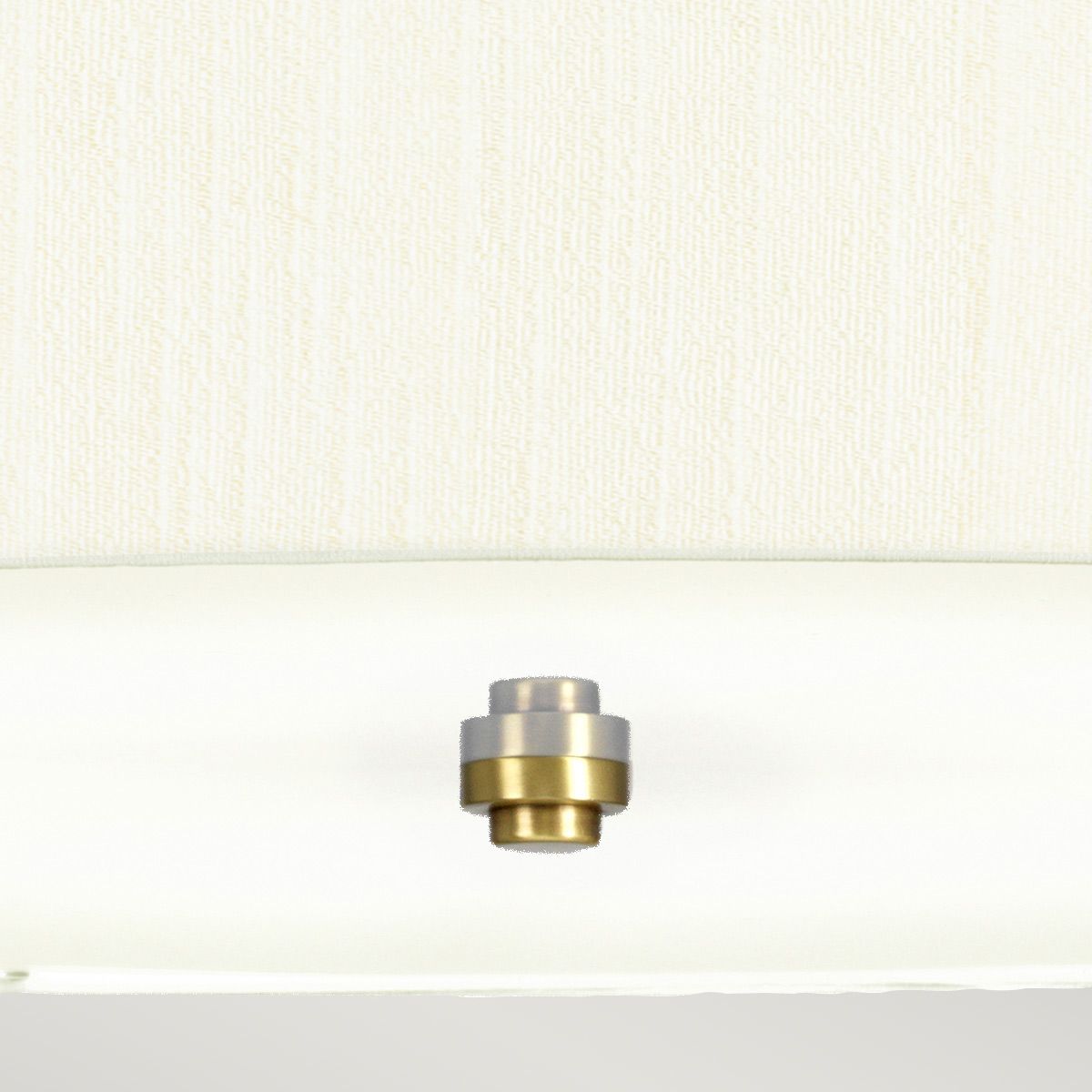 Pearce 30" Pendelleuchte mit Deckenplatte aus gealtertem Messing - gealtertes Messing mit elfenbeinfarbenem Schirm