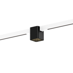 Wever & Ducré DOCUS on STREX 1.0 Schwarz, weißer Adapter