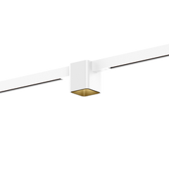 Wever & Ducré DOCUS on STREX 1.0 Weiß/Gold, weißer Adapter