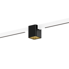 Wever & Ducré DOCUS on STREX 1.0 Schwarz/Gold, weißer Adapter