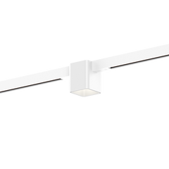 Wever & Ducré DOCUS on STREX 1.0 Weiß, weißer Adapter