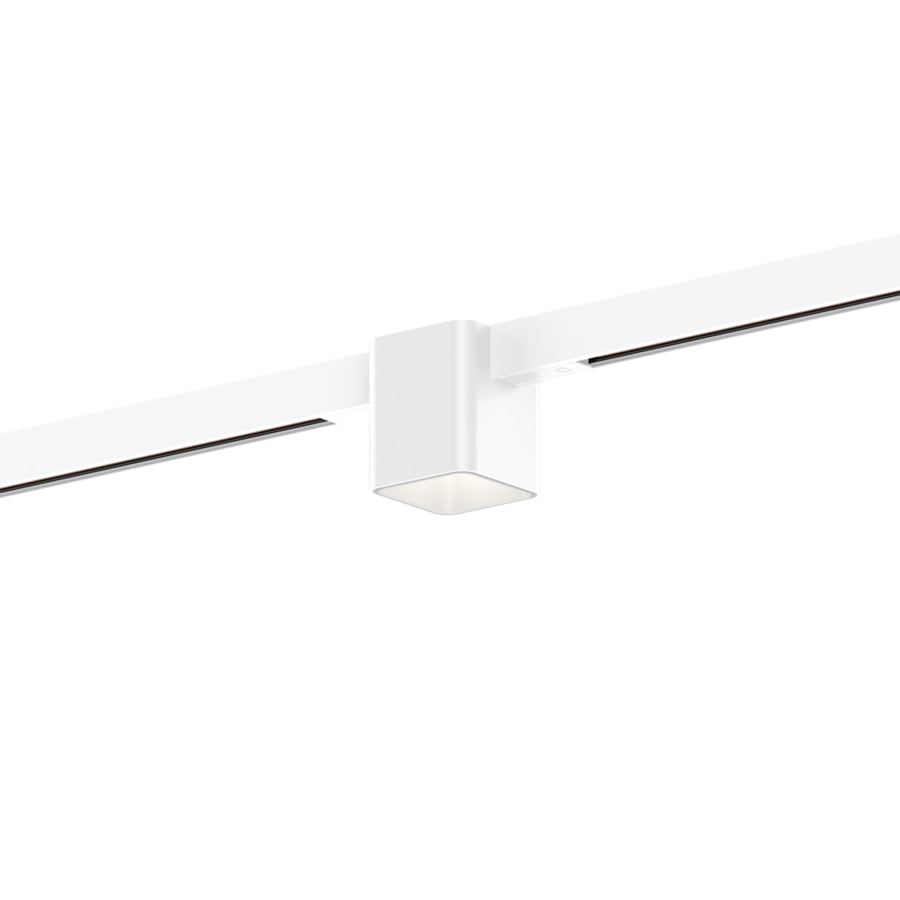 Wever & Ducré DOCUS on STREX 1.0 Weiß, weißer Adapter