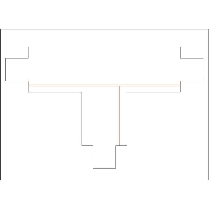 DOTLUX 3 Phasen - T - Verbinder, rechts 1, schwarz - Dotlux - 3899 - SR1