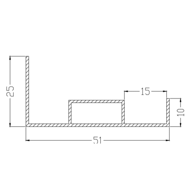 DOTLUX Aufbaurahmen für Deckenmontage 620x620x51mm LED - Panele - Dotlux - 2039 - 1