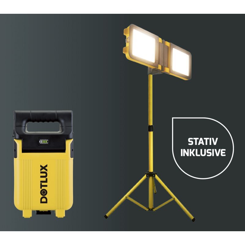 DOTLUX LED - Akkustrahler WORKERmini 20W 6500K 7,4V - Dotlux - 3666 - 060120