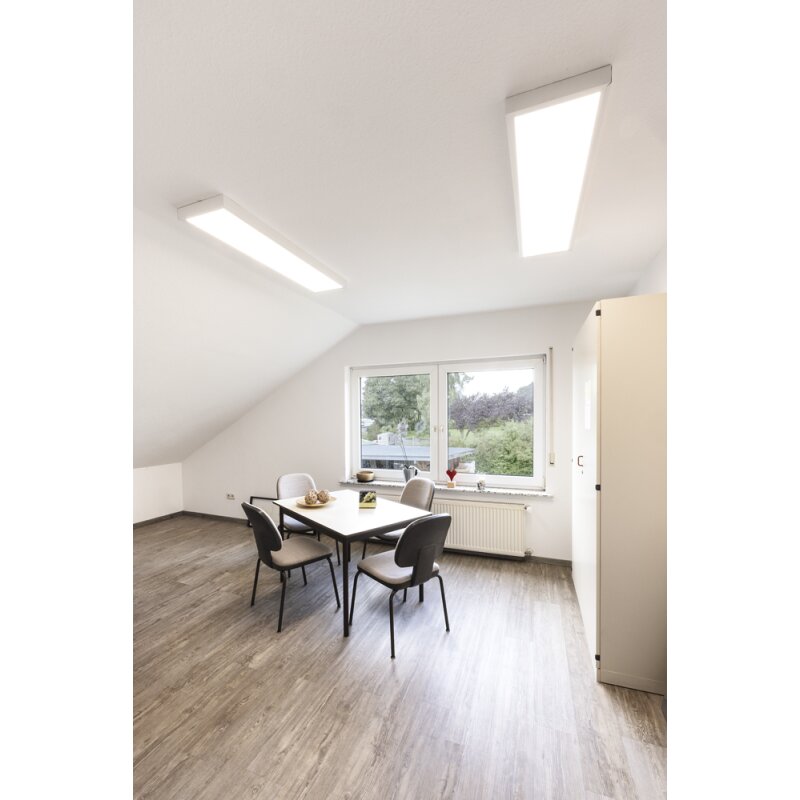 DOTLUX LED - Aufbauleuchte PANELbig - ugr 295x1495mm 38W COLORselect mit 4poligem Stecker für HCL inkl. Netzteil - Dotlux - 5796 - 099090