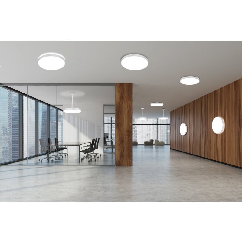 DOTLUX LED - Leuchte DISCugr Ø400mm 40W COLORselect und DALI weiß - Dotlux - 6262 - 099090