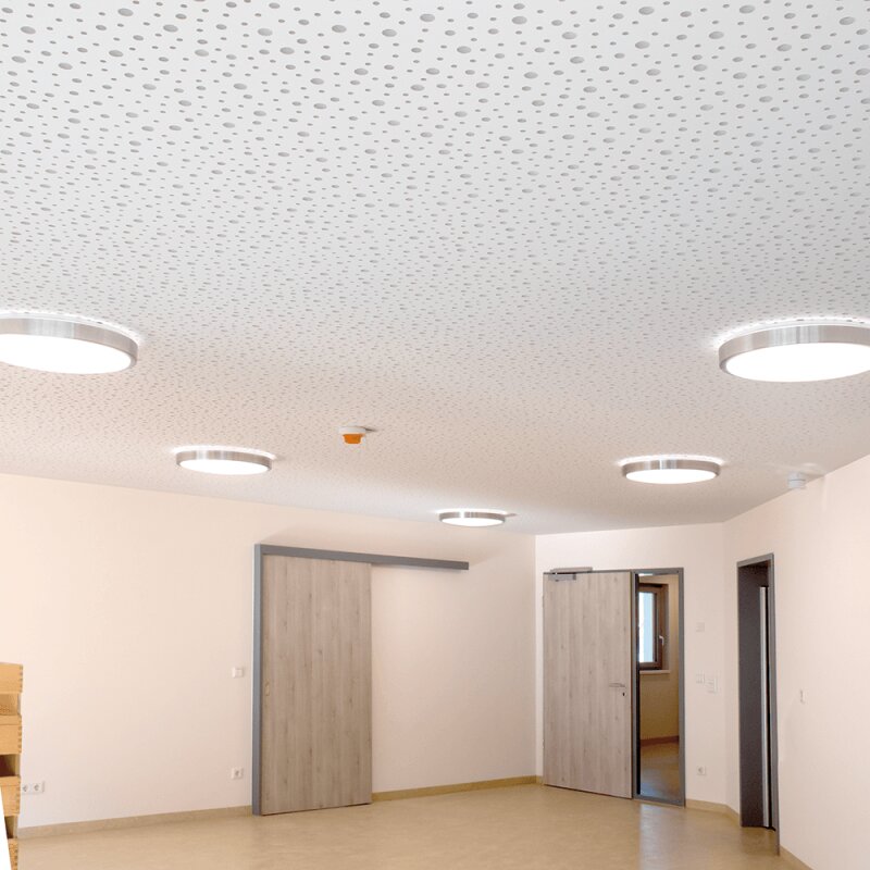 DOTLUX LED - Leuchte LUNAsilver - sensor Ø490mm 36W COLORselect IP44 - Dotlux - 4833 - 0FW160