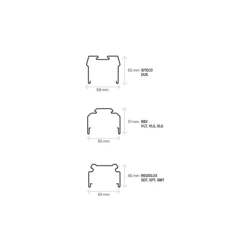 DOTLUX LED - Lichtbandsystem LINEAclick 50W 5000K engstrahlend dimmbar DALI Made in Germany - Dotlux - 2814 - 350045