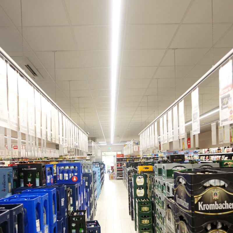 DOTLUX LED - Lichtbandsystem LINEAcompact 50W breitstrahlend 2886mm Leuchte/Blindeinheit 4000K nicht dimmbar - Dotlux - 4943 - 040160