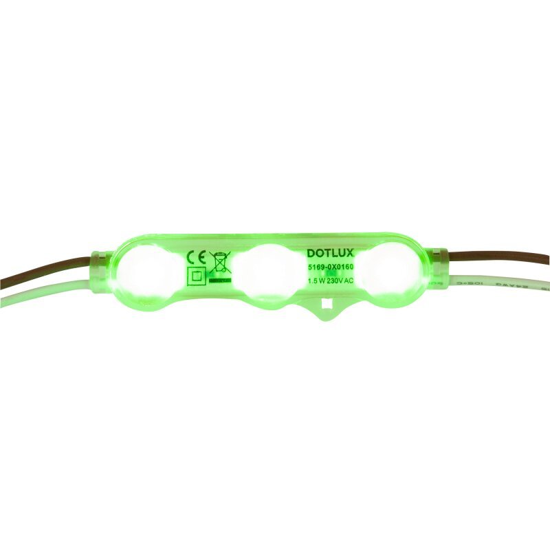 DOTLUX LED - Modul ACplus 1,5W 160° IP67 grün 100er Kette - Dotlux - 5169 - 0G0160