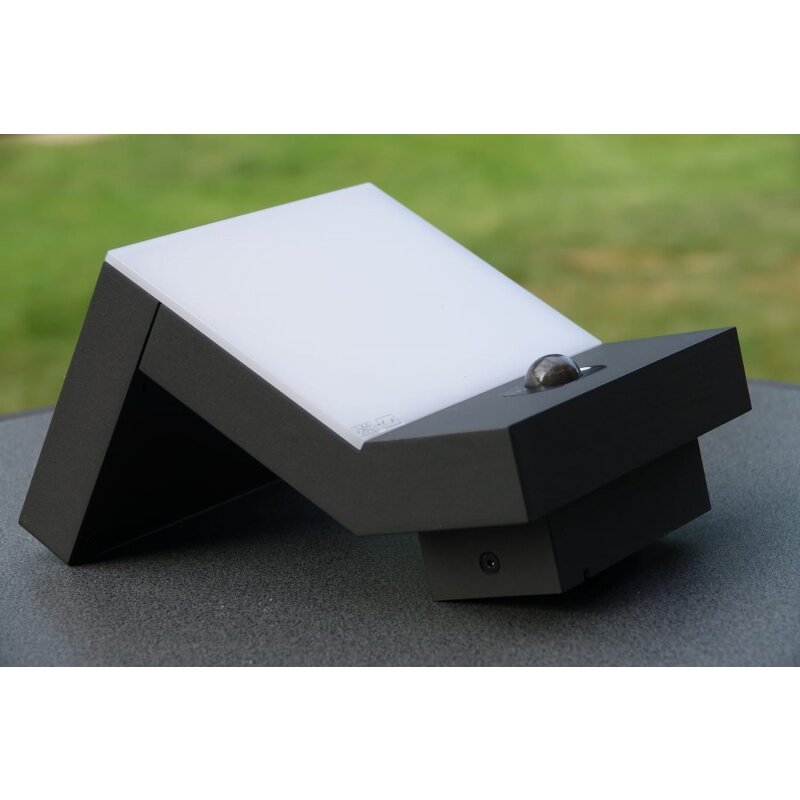 LED-Solar-Wandleuchte FLASHwall mit Sensor 3,5W 3000K