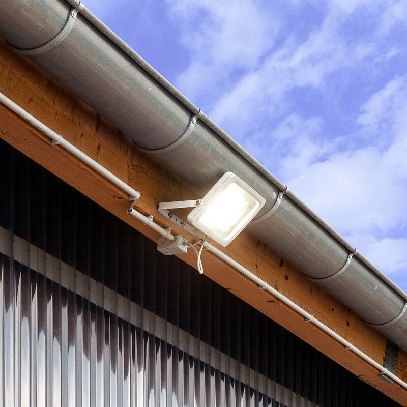 DOTLUX LED - Strahler FLOORslim - sensor 50W 3000K schwarz mit Bewegungsmelder PIR - Dotlux - 5151 - 030120