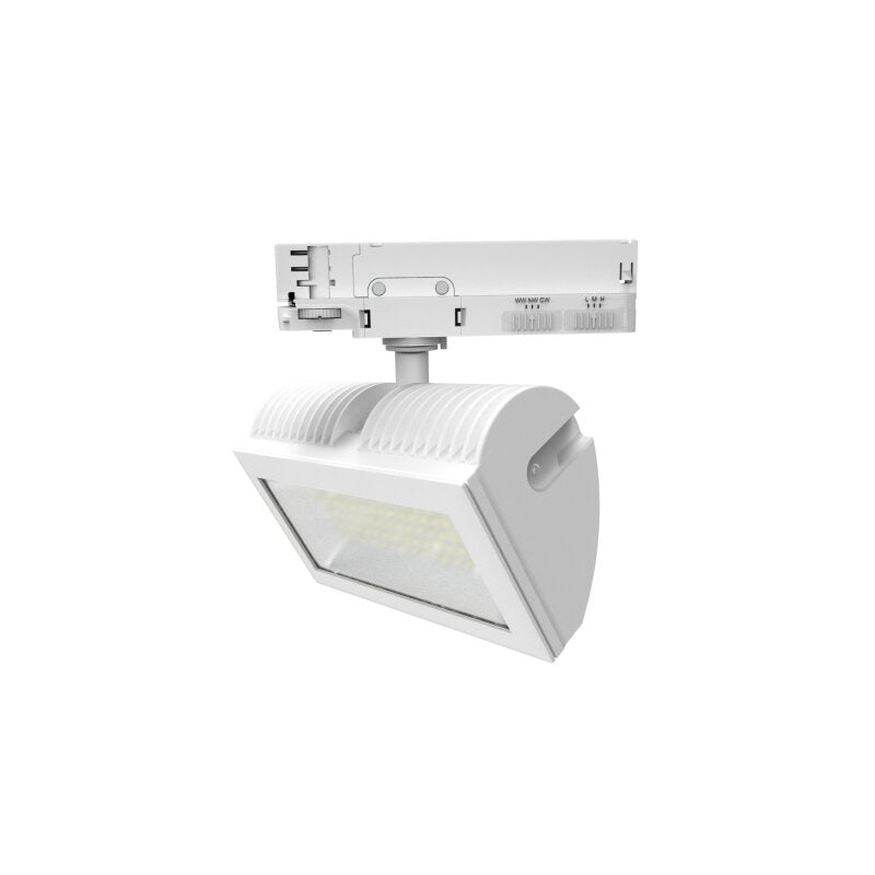 DOTLUX LED - Tracklight FLEXAtrack max.32W POWERselect & COLORselect 100° weiss - Dotlux - 5772 - 099100