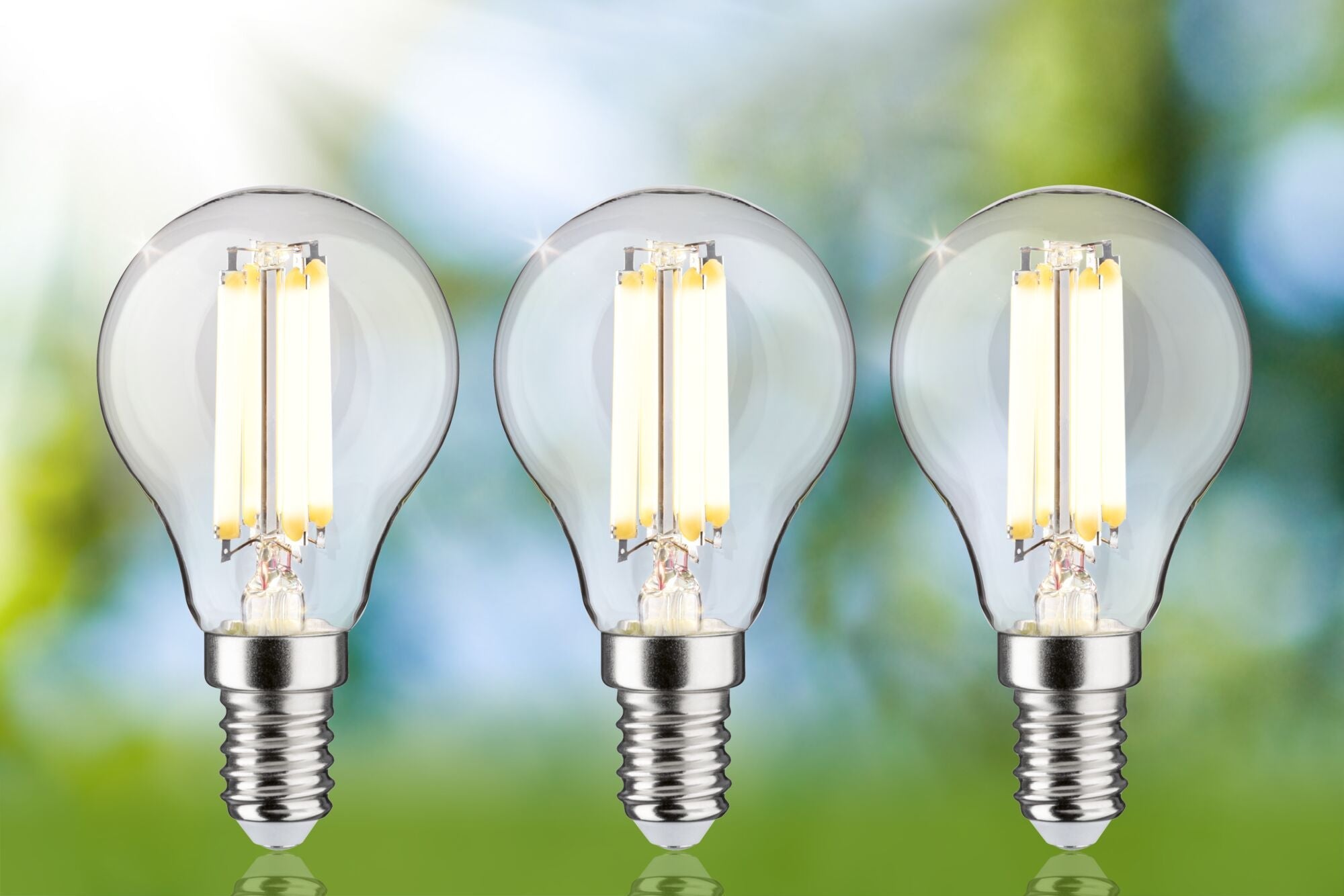 Eco - Line LED Tropfen 3er - Pack 82mm 525lm 2,5W 3000K Klar - Paulmann - 29200